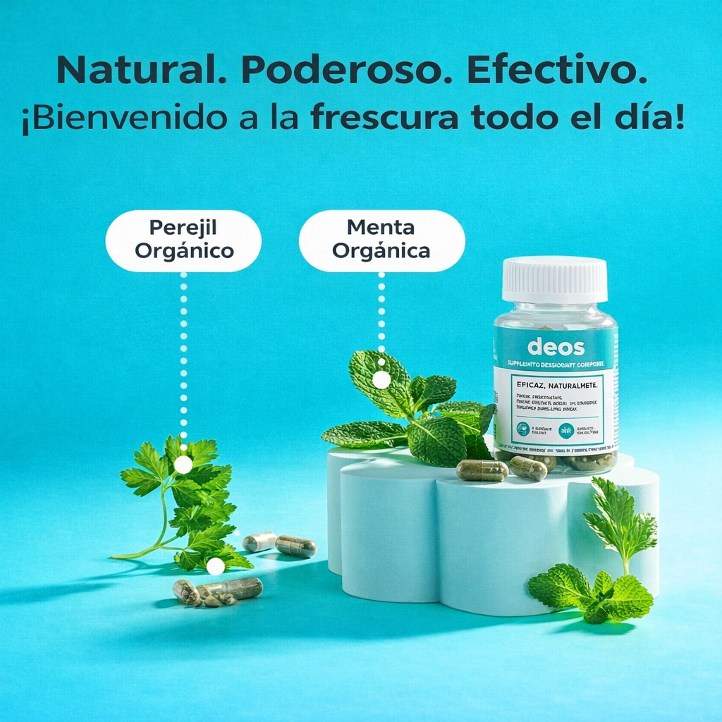 DEOS Suplemento – Desodorante Interno Natural