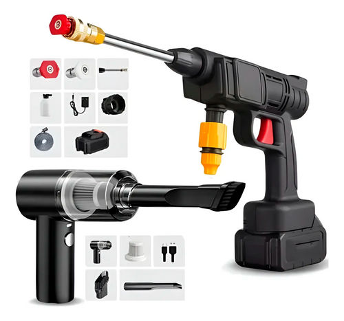 Kit Hidrolavadora 2 baterias+ Aspiradora